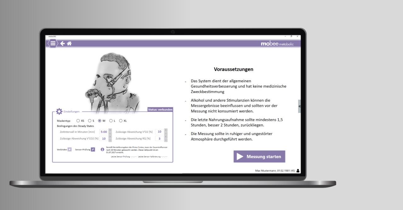 Screen metabolic - Tauschdatum